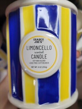NWT Trader Joe's Limited Limoncello Scented Candle
